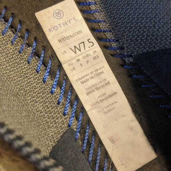 ROTHY'S THE POINT IN CLOUD GREY BIRDSEYE - Picture 5 of 10